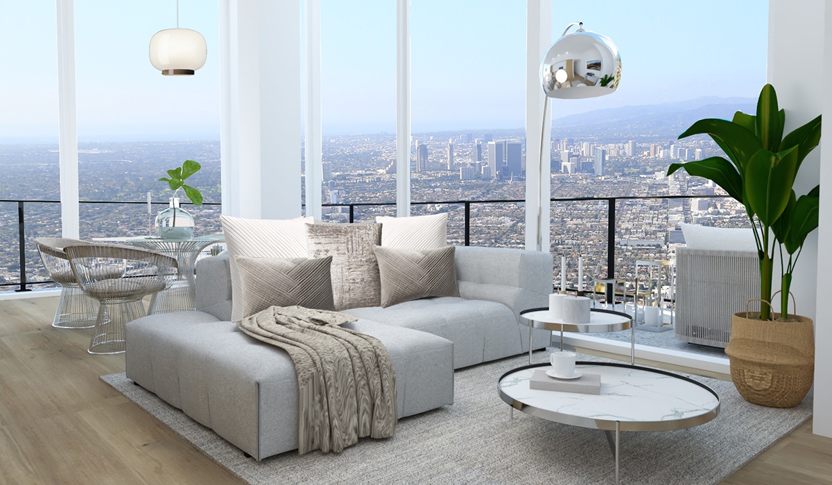 Penthouse unit at The Landmark Los Angeles